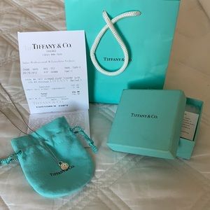 Tiffany & Co. Diamond Round Pendant Necklace